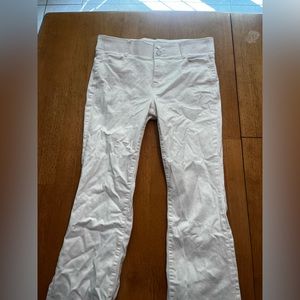 Size 12 white bootcut jeans worn once